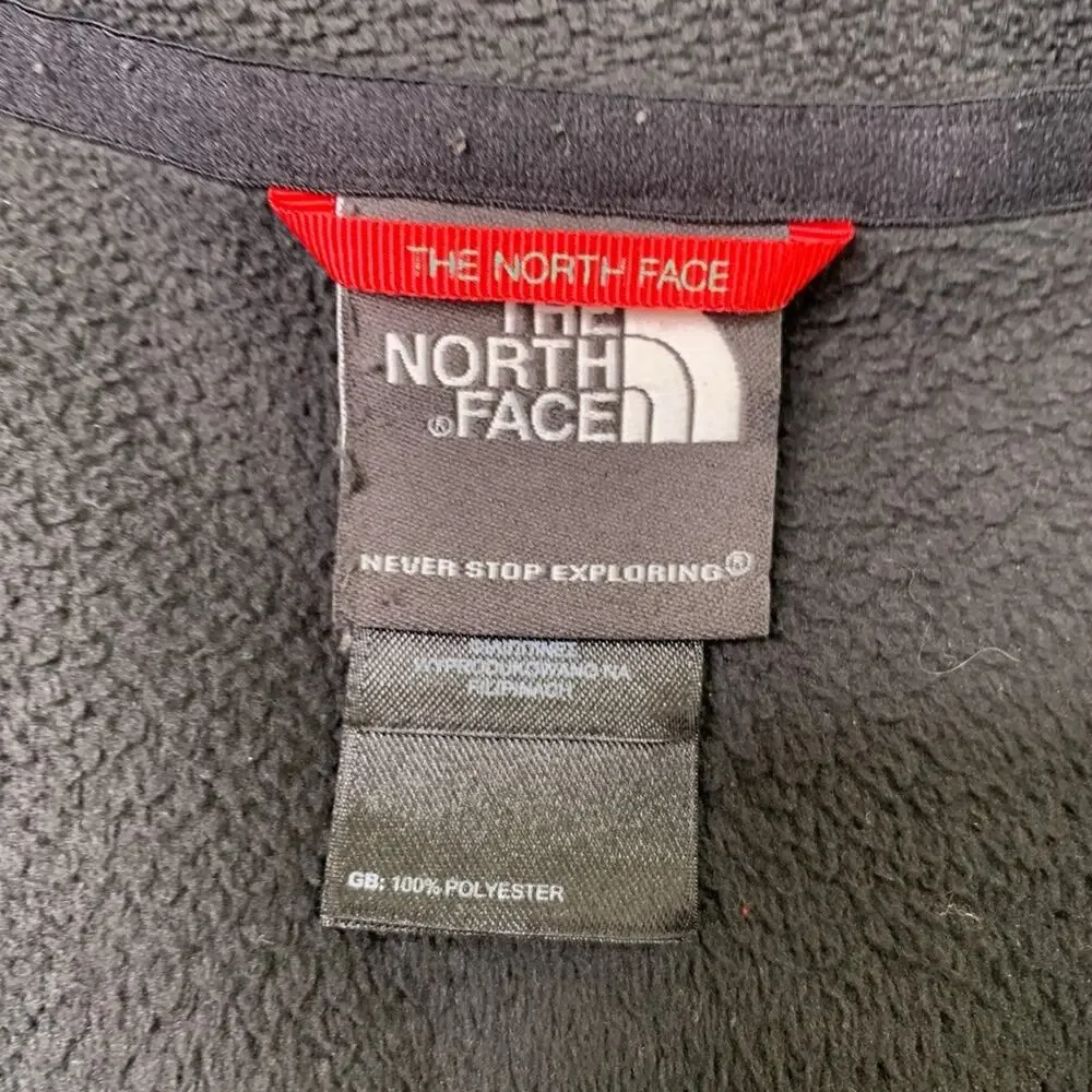 The‎ North Face Sweater Mens L Large Black Glacier 1/4 Zip Fleece Fuzzy Pullover